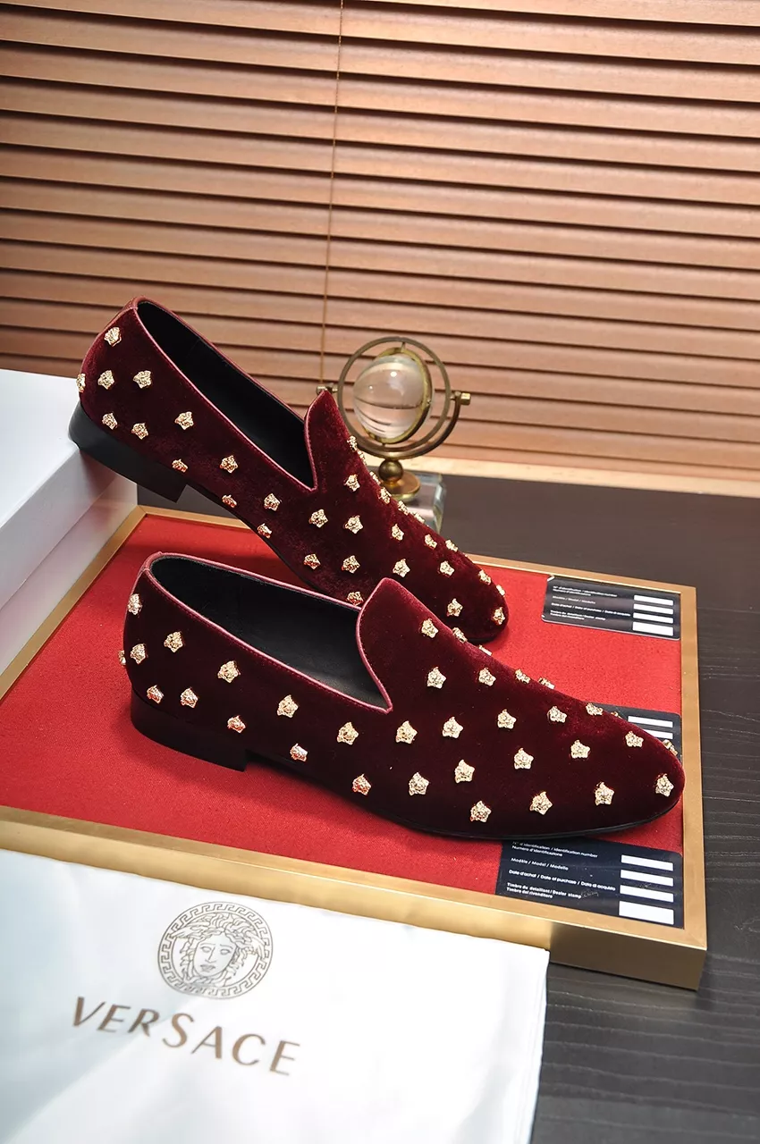 Versace Leather Shoes For Men Unique 3154