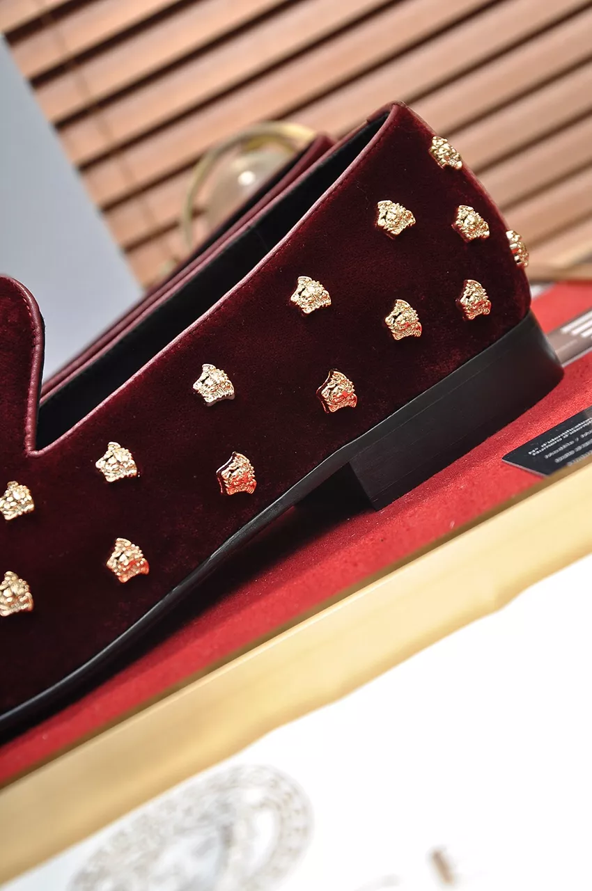 Versace Leather Shoes For Men Unique 3154