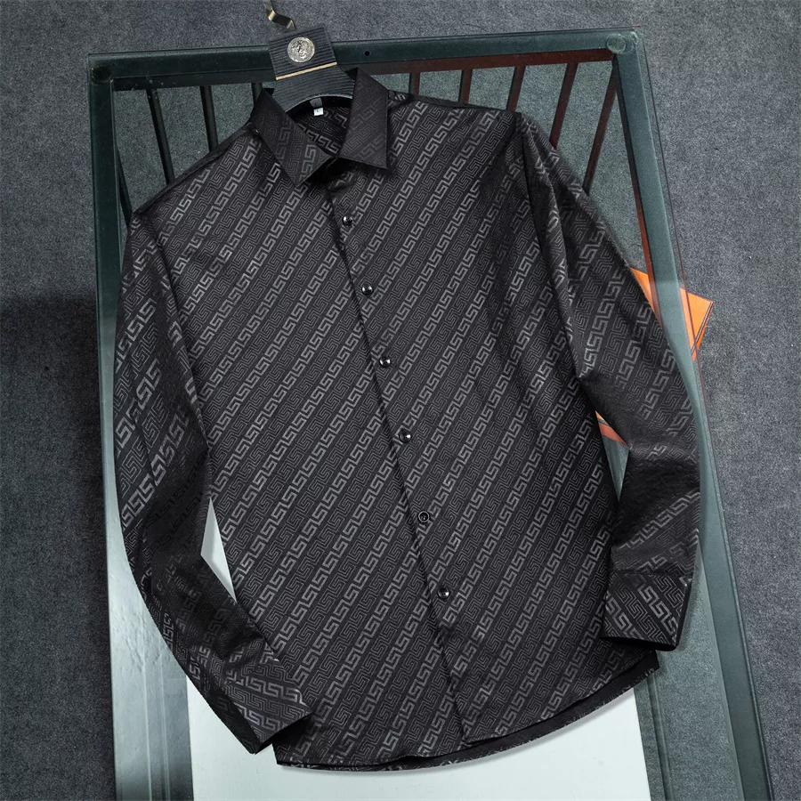 Versace Shirts Long Sleeved For Men Classic 3182