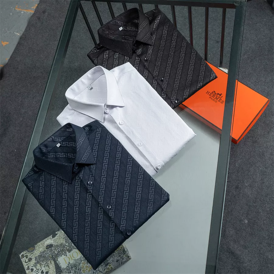 Versace Shirts Long Sleeved For Men Classic 3182