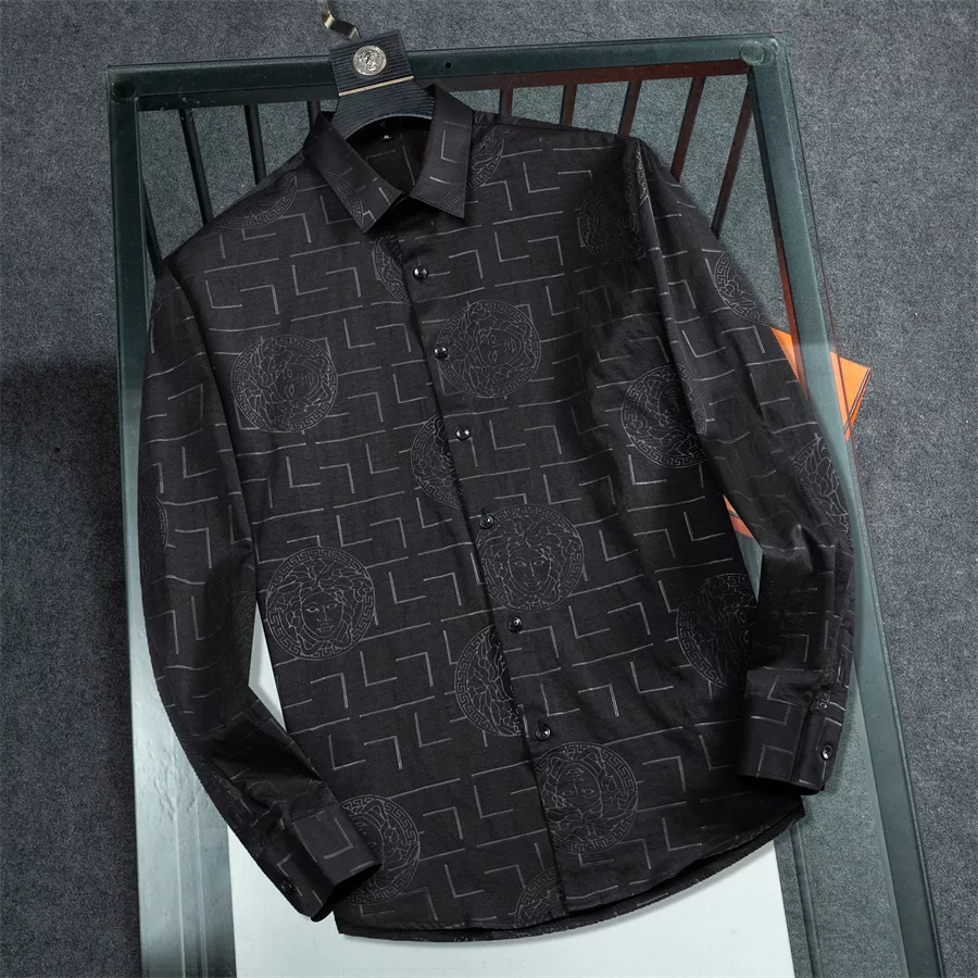 Versace Shirts Long Sleeved For Men Modern 9355