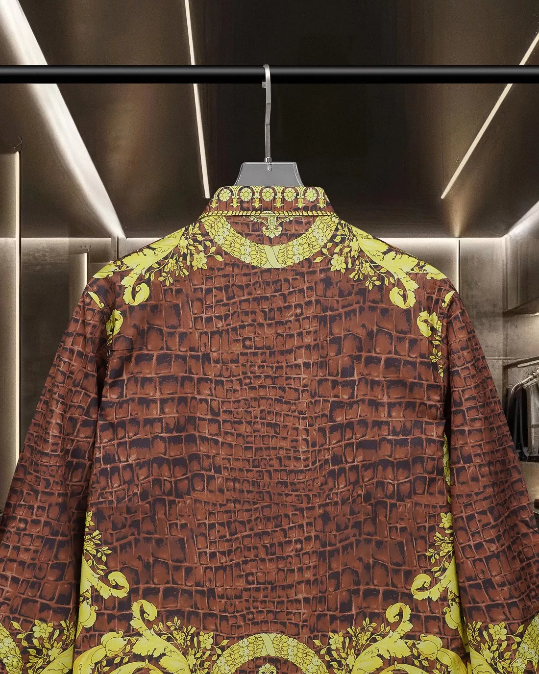 Versace Shirts Long Sleeved For Men Refined 6458