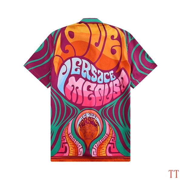 Versace Shirts Short Sleeved For Men EyeCatching 4141