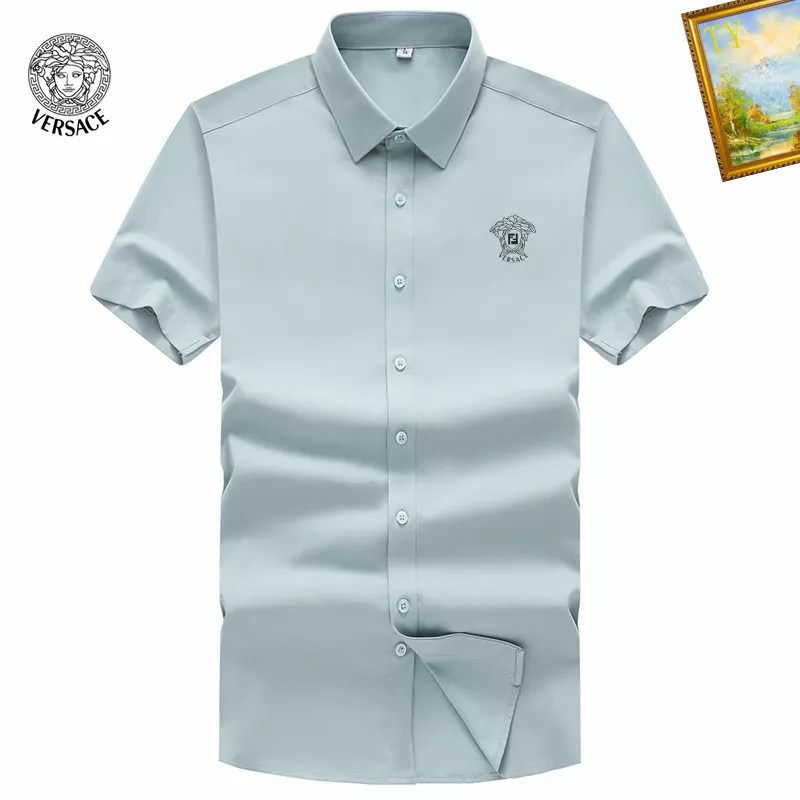 Versace Shirts Short Sleeved For Men Minimalist 2468