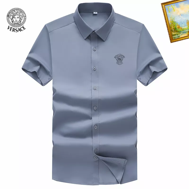 Versace Shirts Short Sleeved For Men Sophisticated 2033
