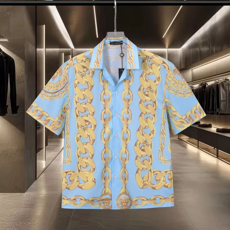 Versace Shirts Short Sleeved For Unisex Comfortable 2044