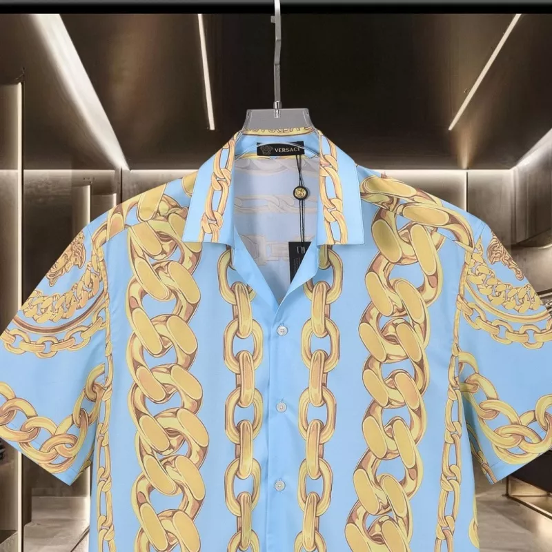 Versace Shirts Short Sleeved For Unisex Comfortable 2044
