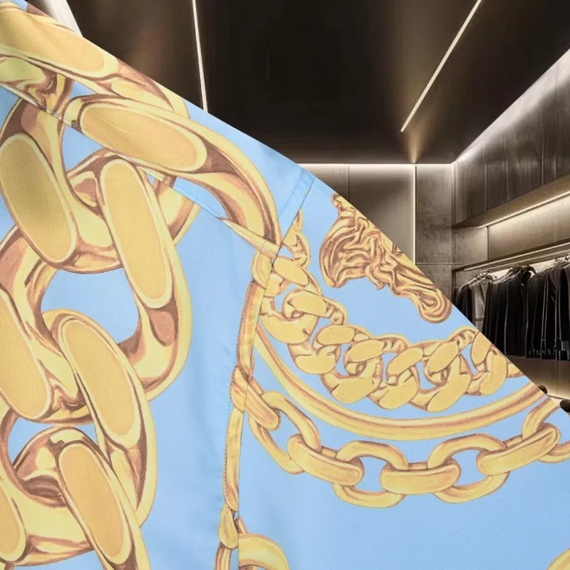 Versace Shirts Short Sleeved For Unisex Comfortable 2044