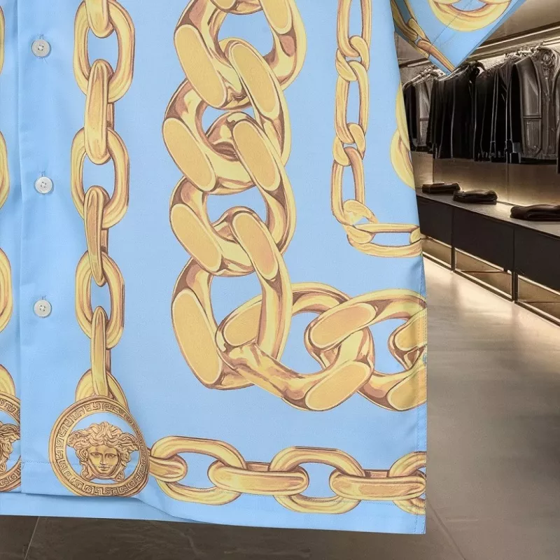Versace Shirts Short Sleeved For Unisex Comfortable 2044