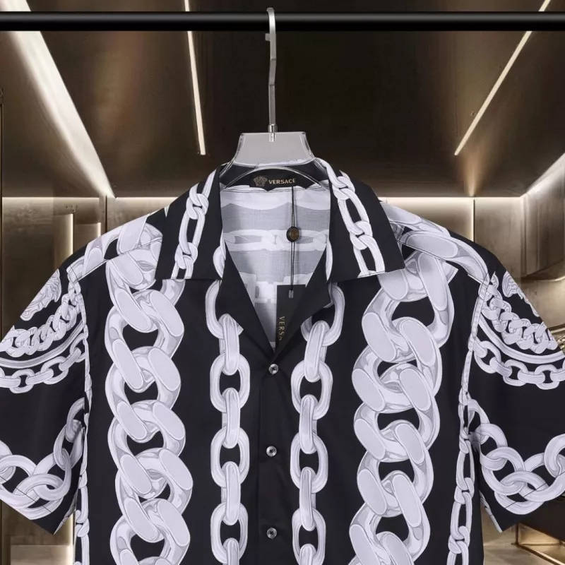 Versace Shirts Short Sleeved For Unisex Versatile 1170
