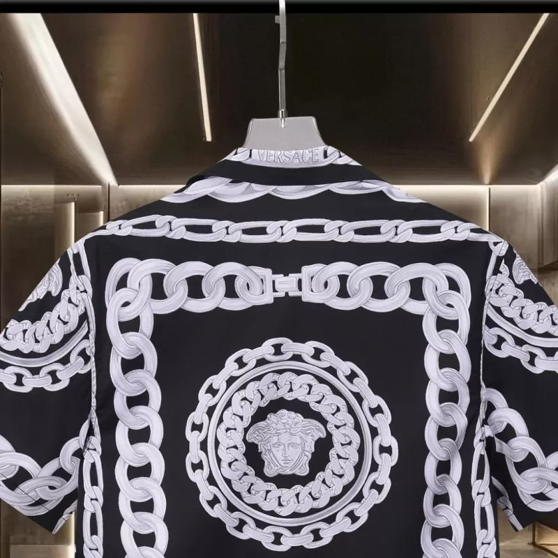 Versace Shirts Short Sleeved For Unisex Versatile 1170