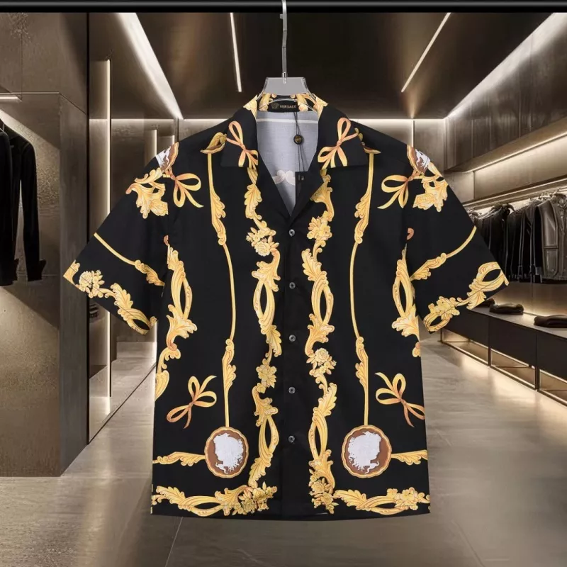 Versace Shirts Short Sleeved For Unisex WellDesigned 517