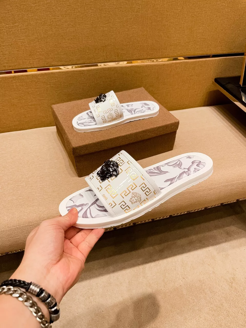 Versace Slippers For Men Comfortable 435