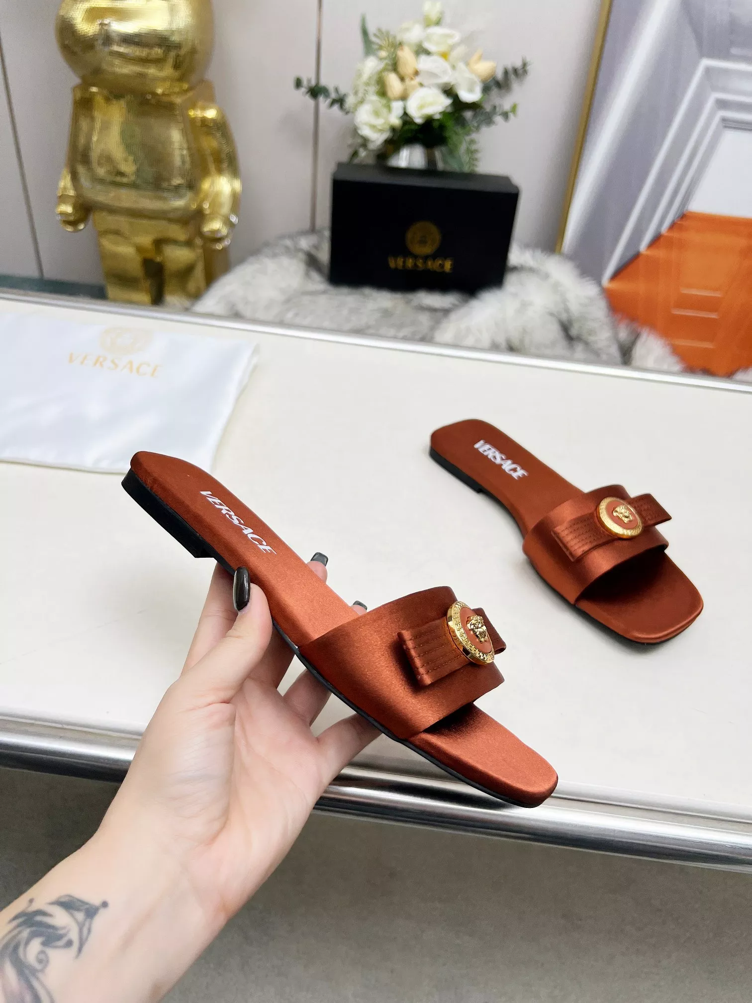 Versace Slippers For Women Classic 3767