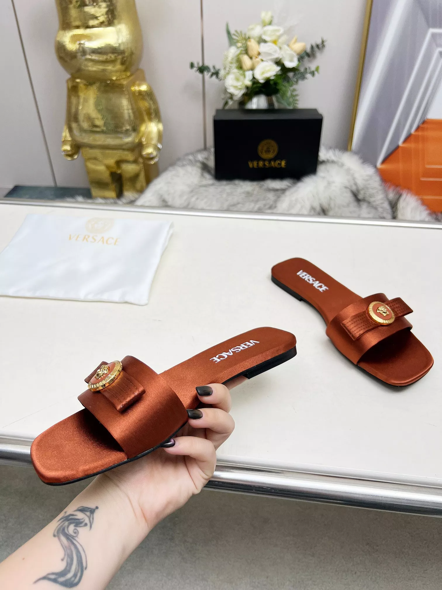 Versace Slippers For Women Classic 3767