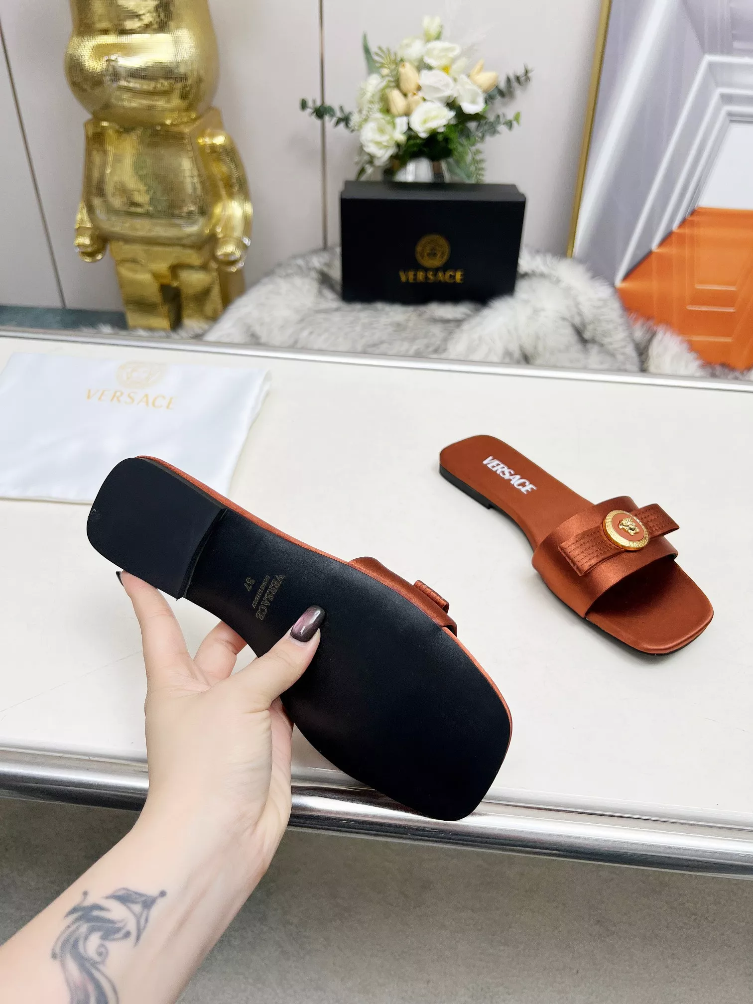 Versace Slippers For Women Classic 3767