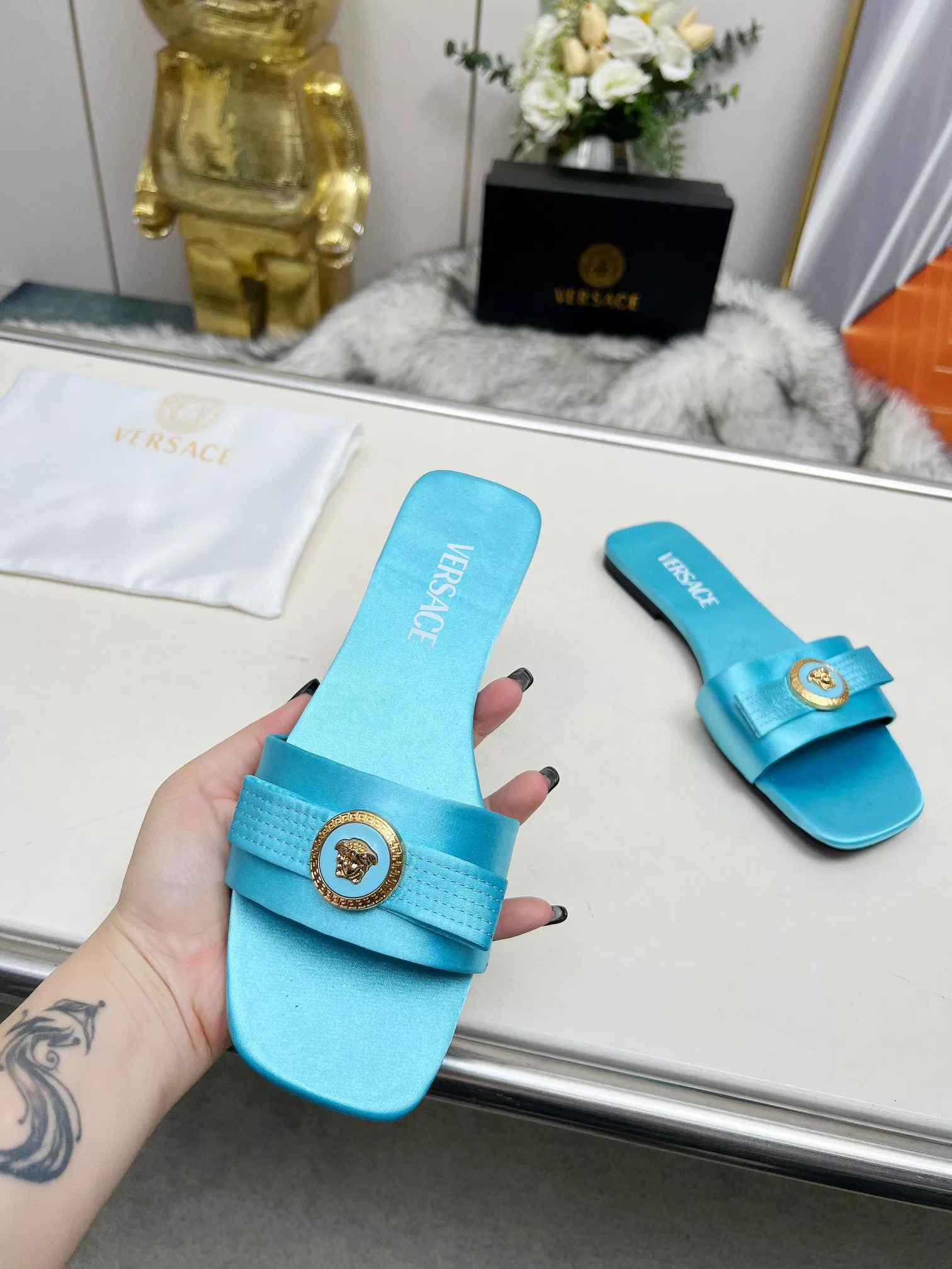 Versace Slippers For Women Classic 9126