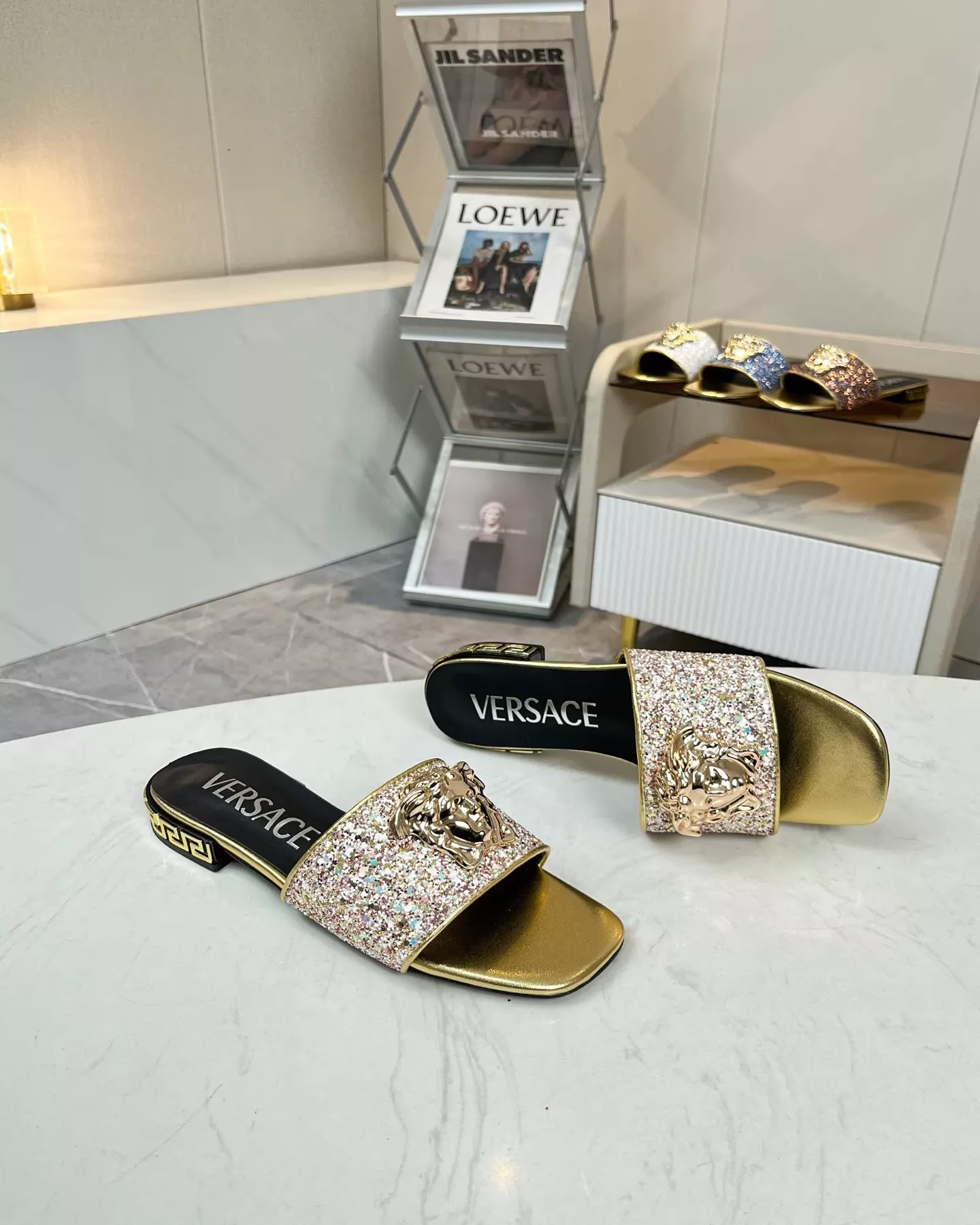 Versace Slippers For Women EasyMatch 2590