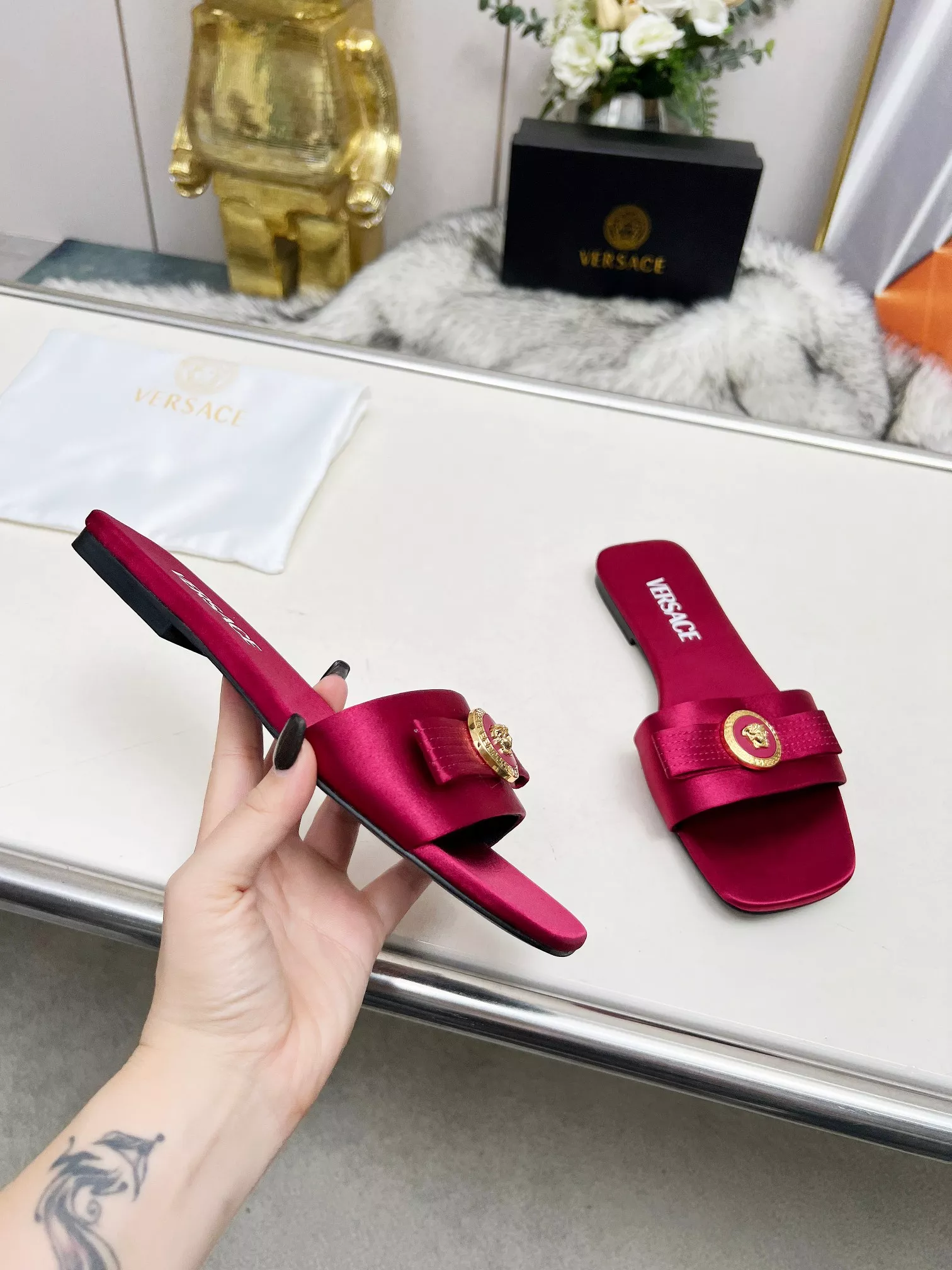 Versace Slippers For Women Popular 8291