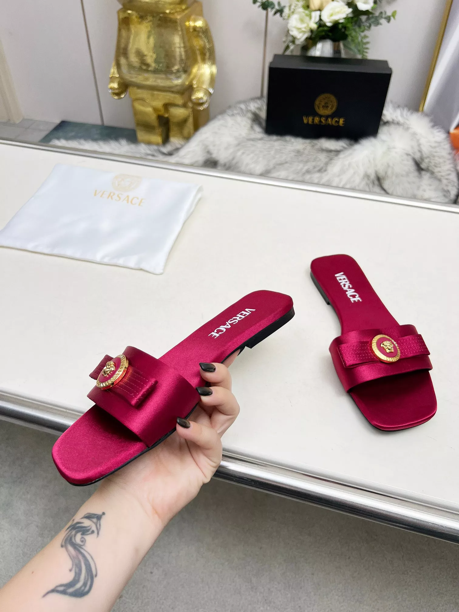 Versace Slippers For Women Popular 8291