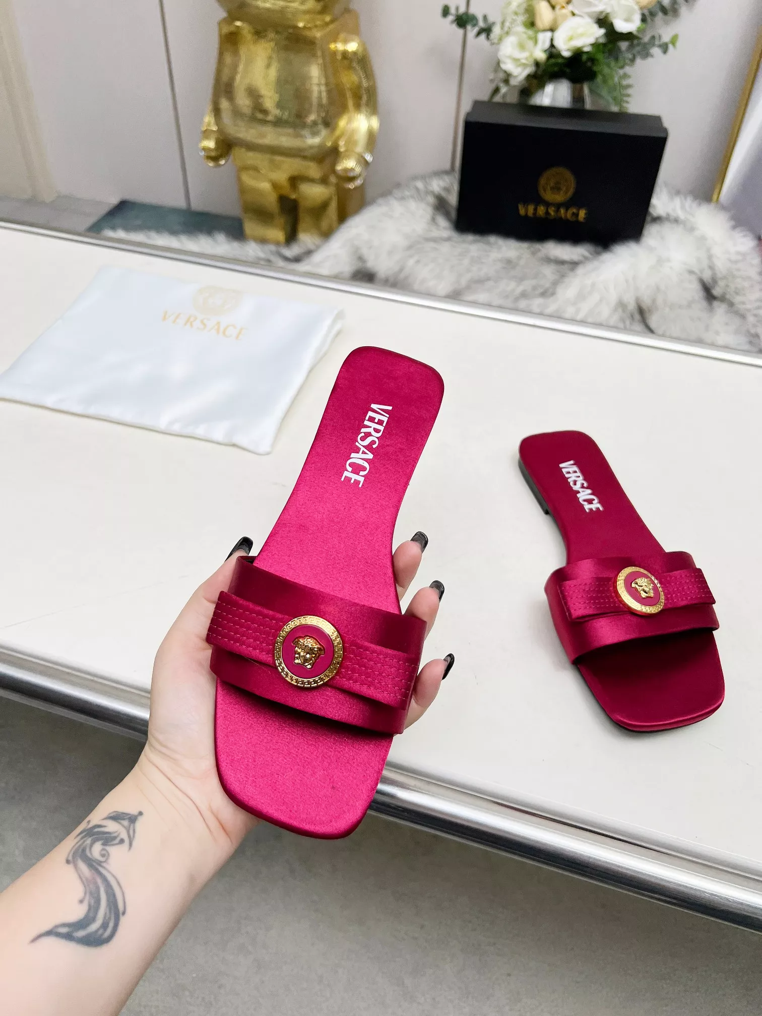Versace Slippers For Women Popular 8291