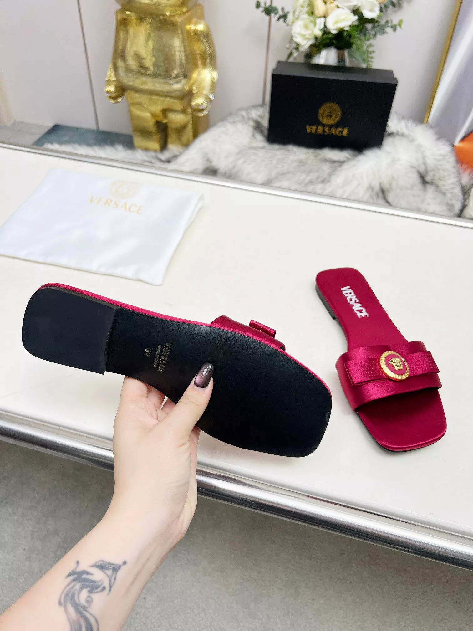 Versace Slippers For Women Popular 8291