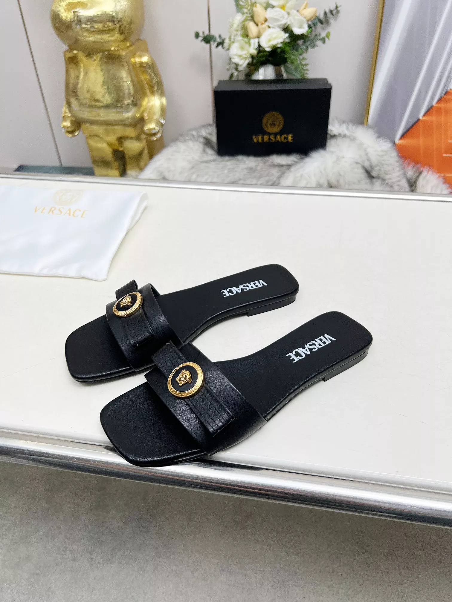 Versace Slippers For Women Soft 3319