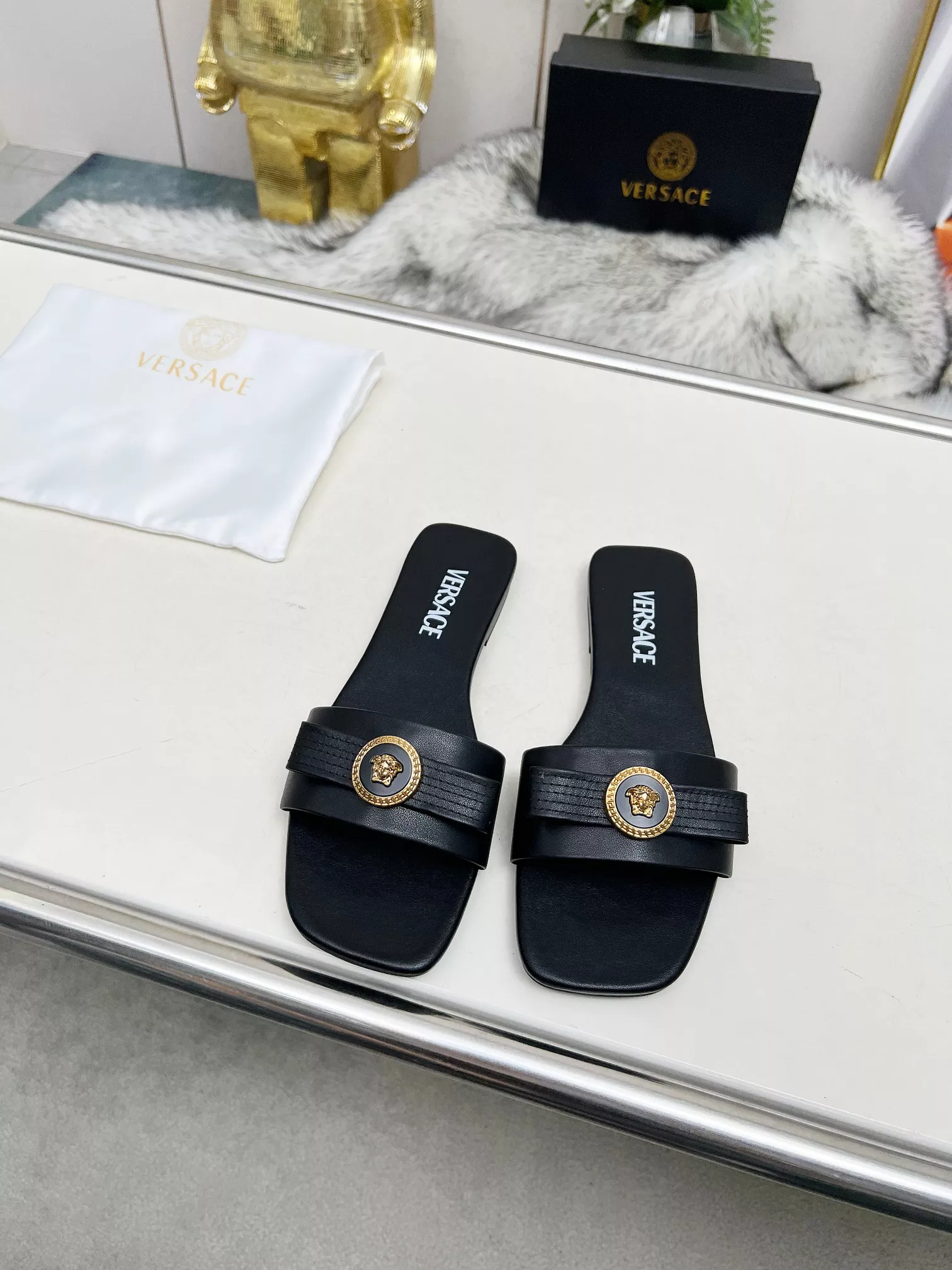 Versace Slippers For Women Soft 3319