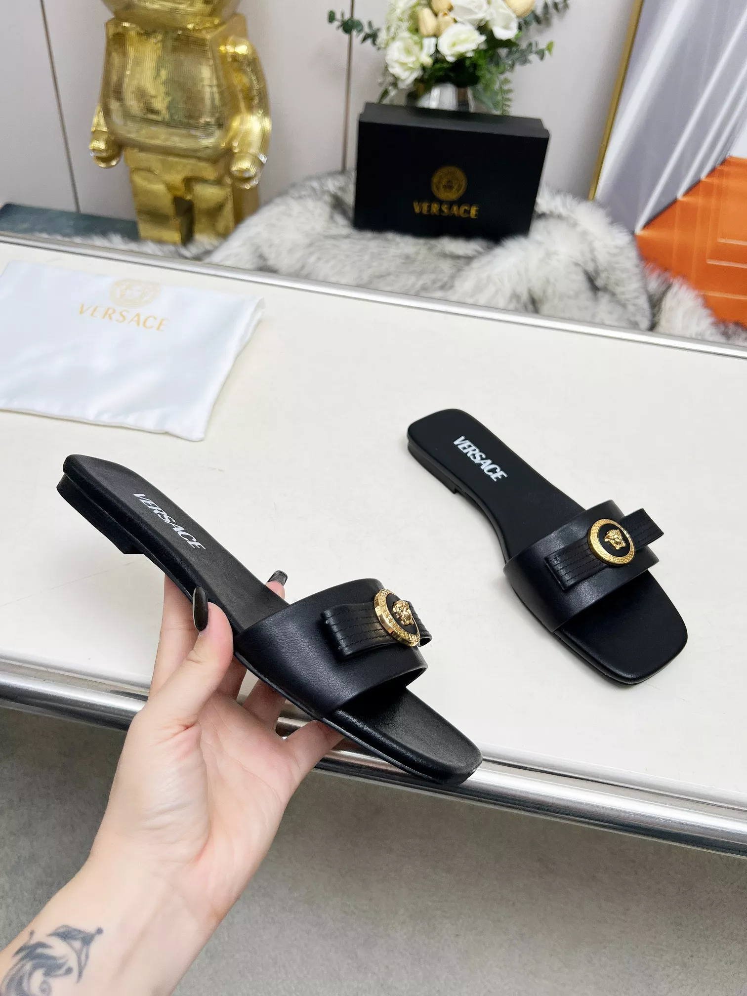 Versace Slippers For Women Soft 3319