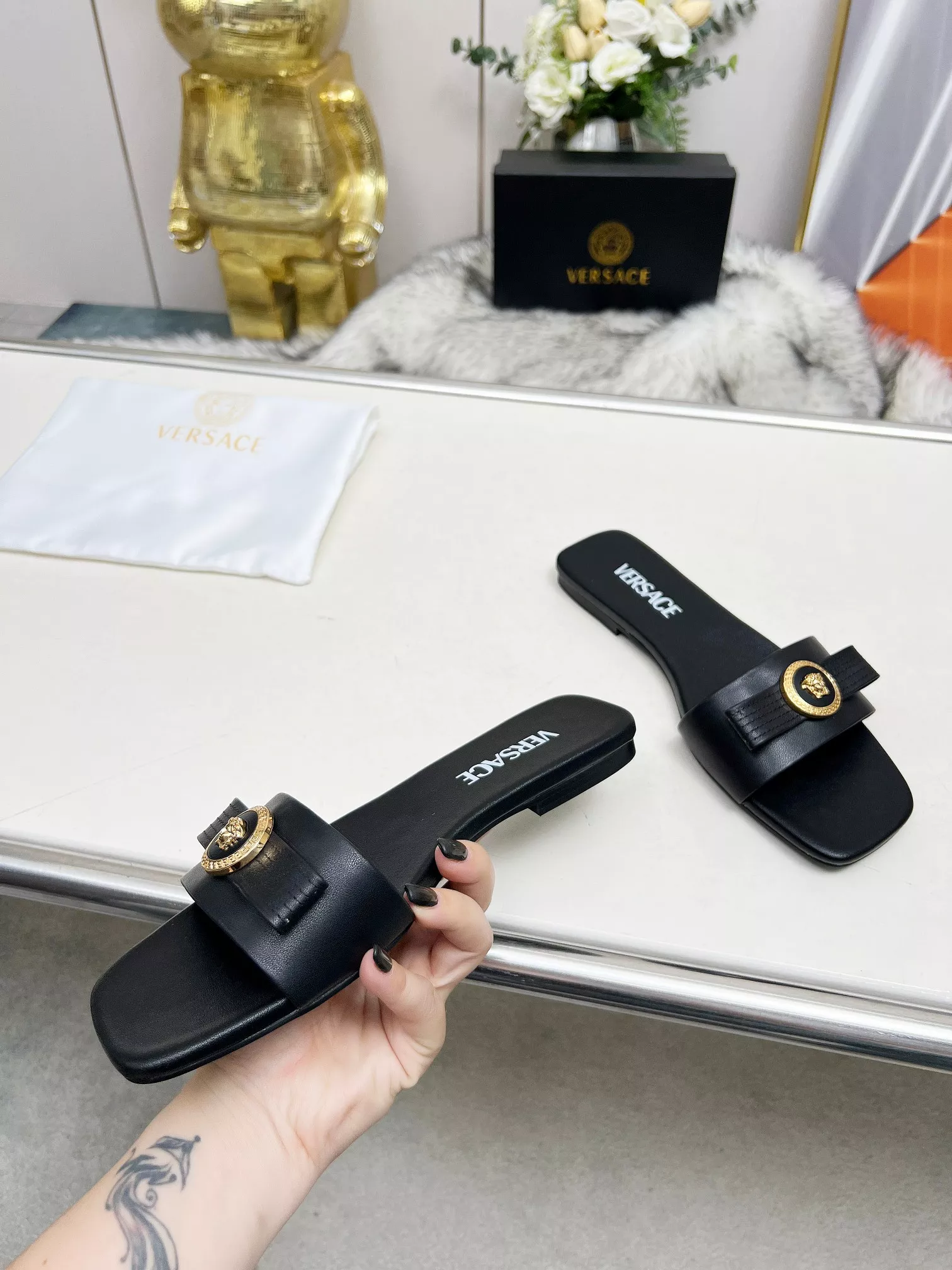 Versace Slippers For Women Soft 3319