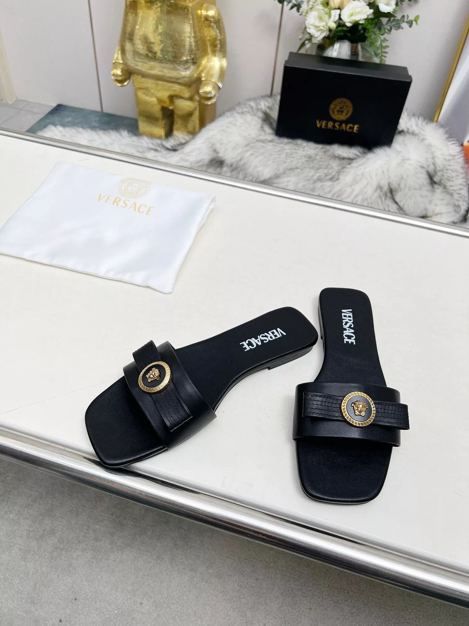 Versace Slippers For Women Soft 3319