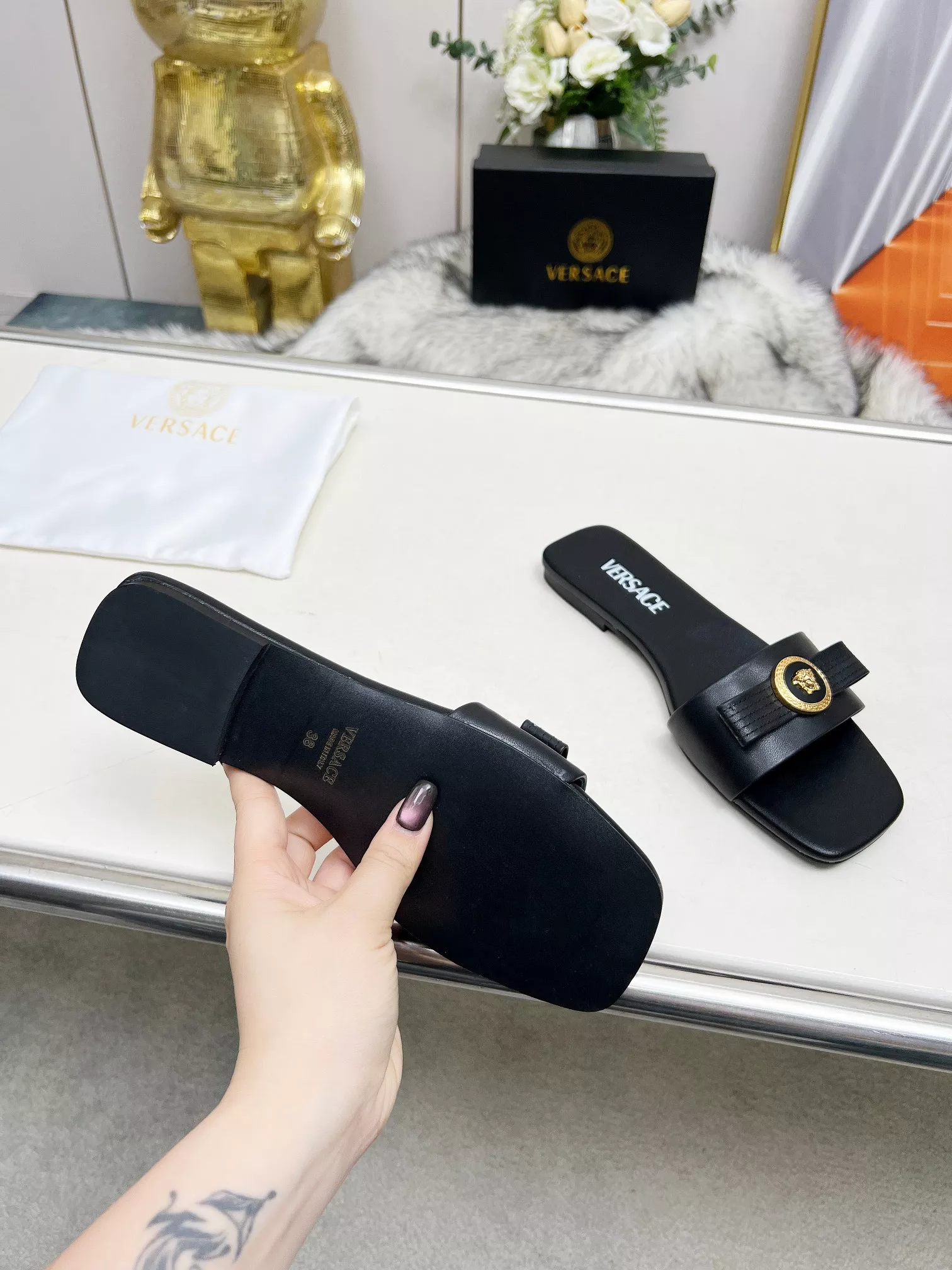 Versace Slippers For Women Soft 3319