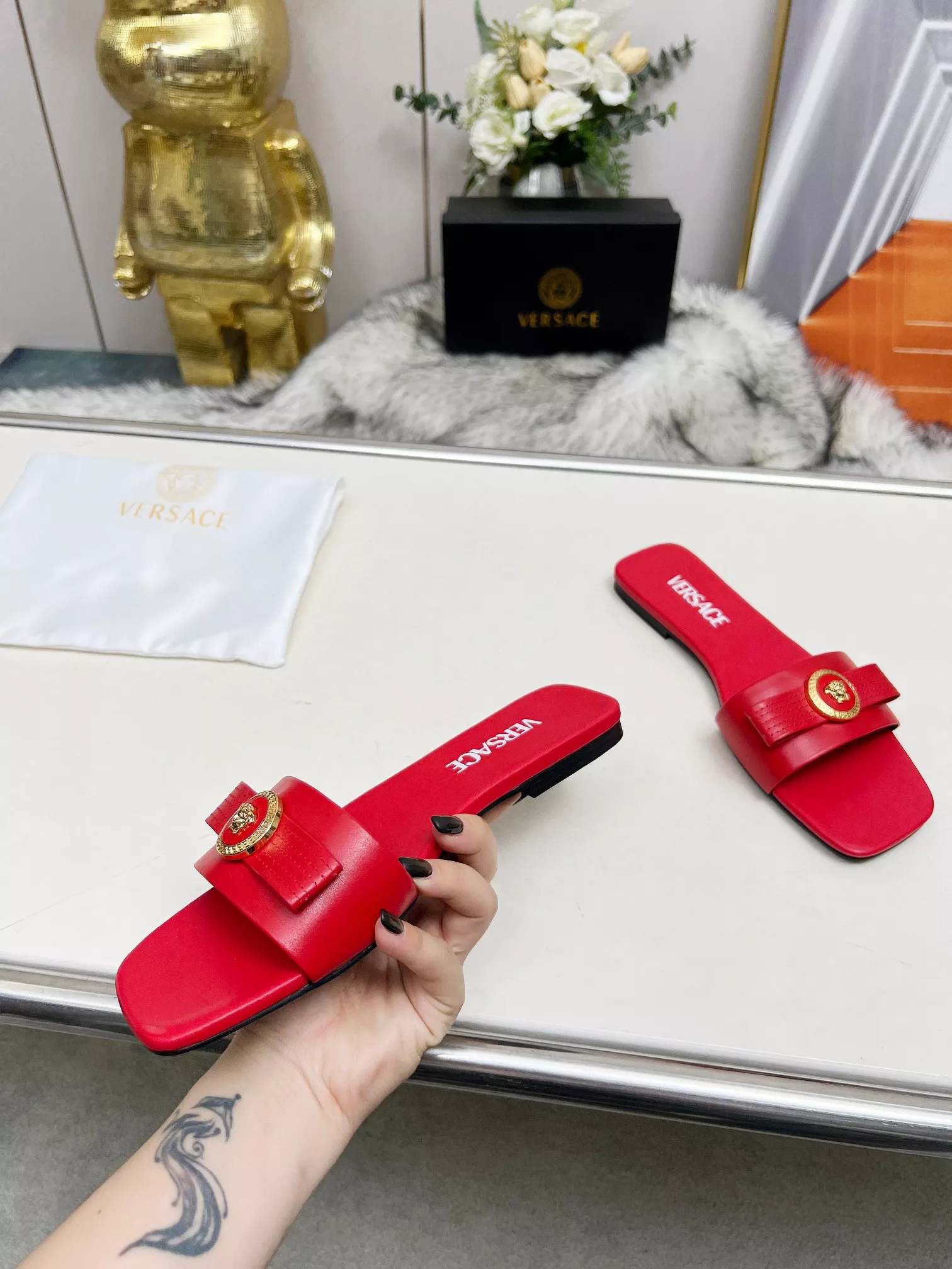 Versace Slippers For Women Stylish 797