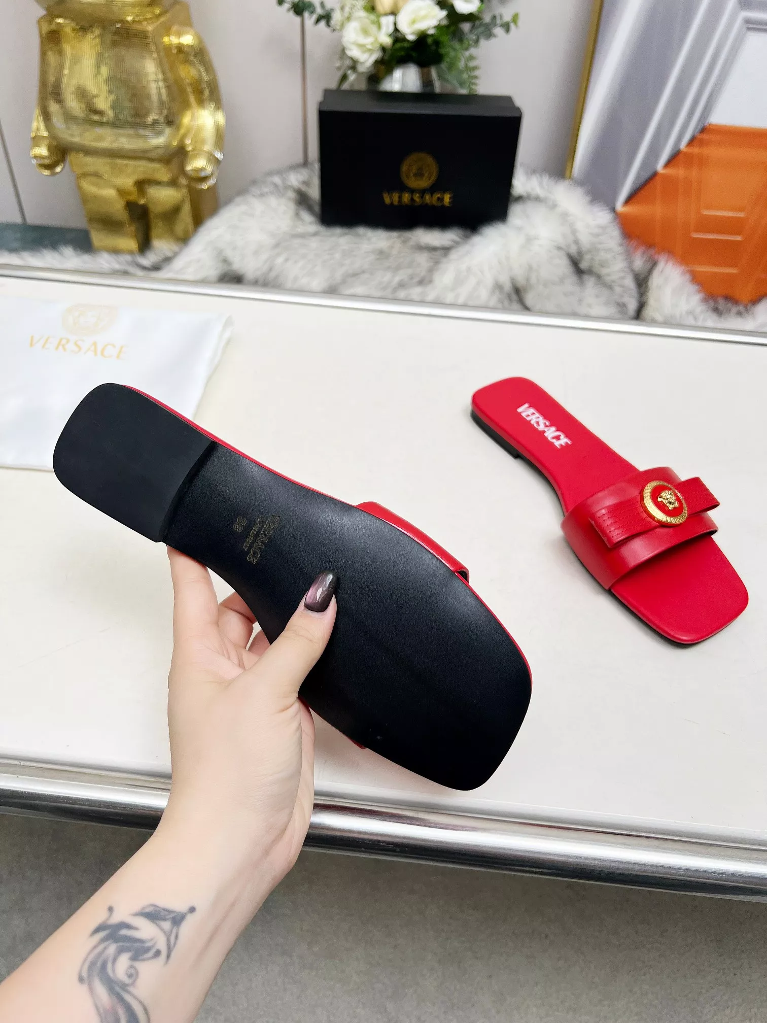 Versace Slippers For Women Stylish 797
