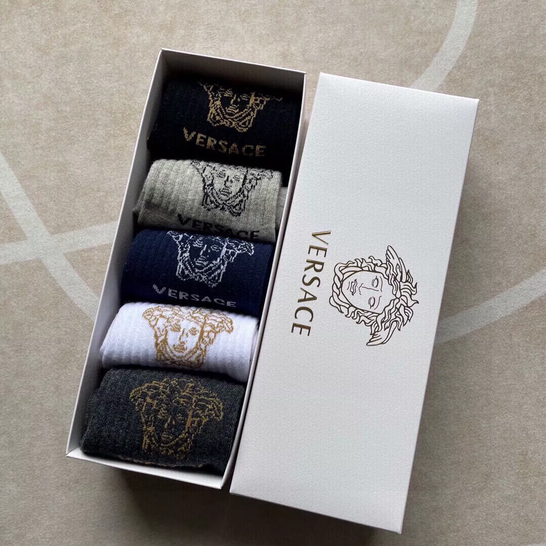 Versace Socks For Men Durable 1858