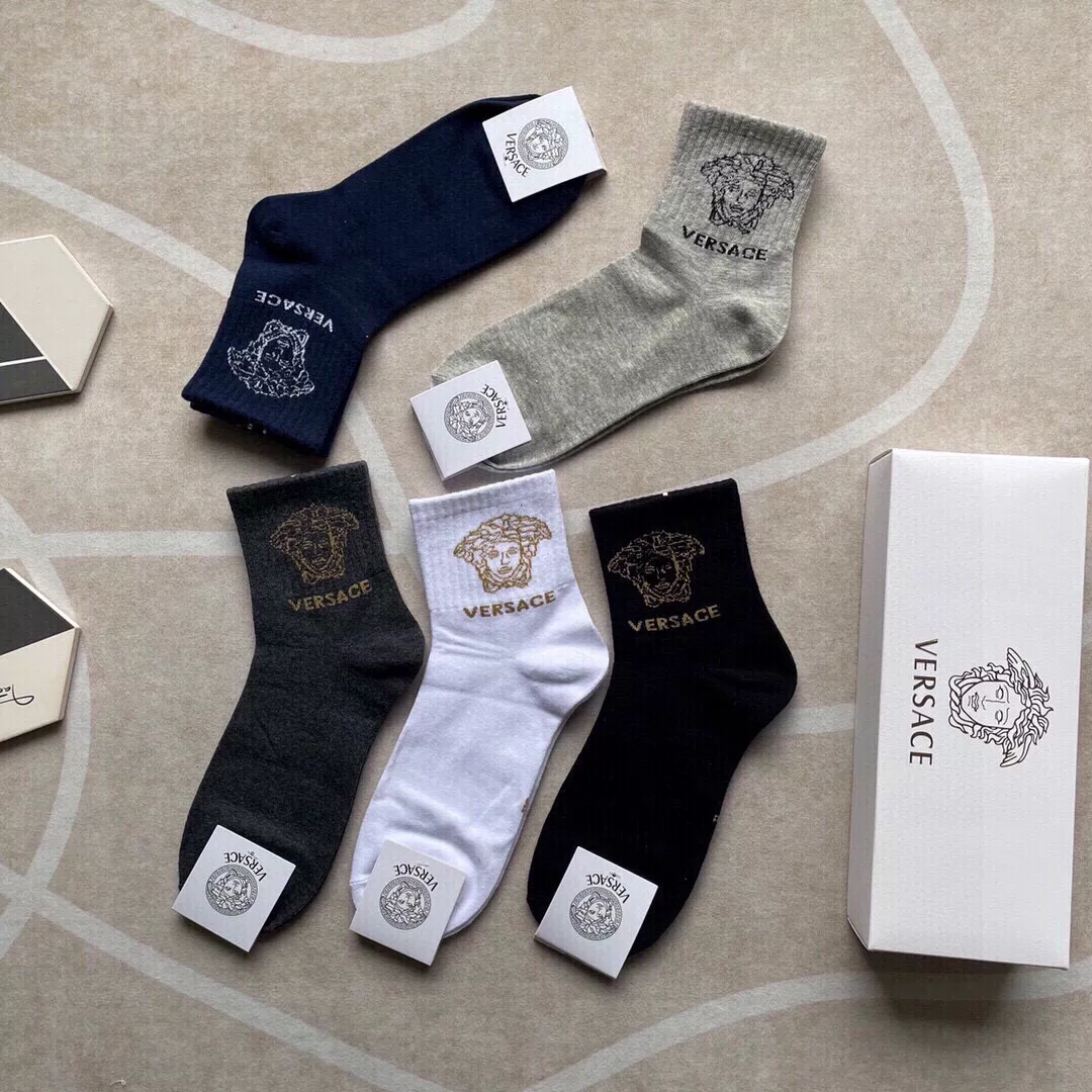 Versace Socks For Men Durable 1858