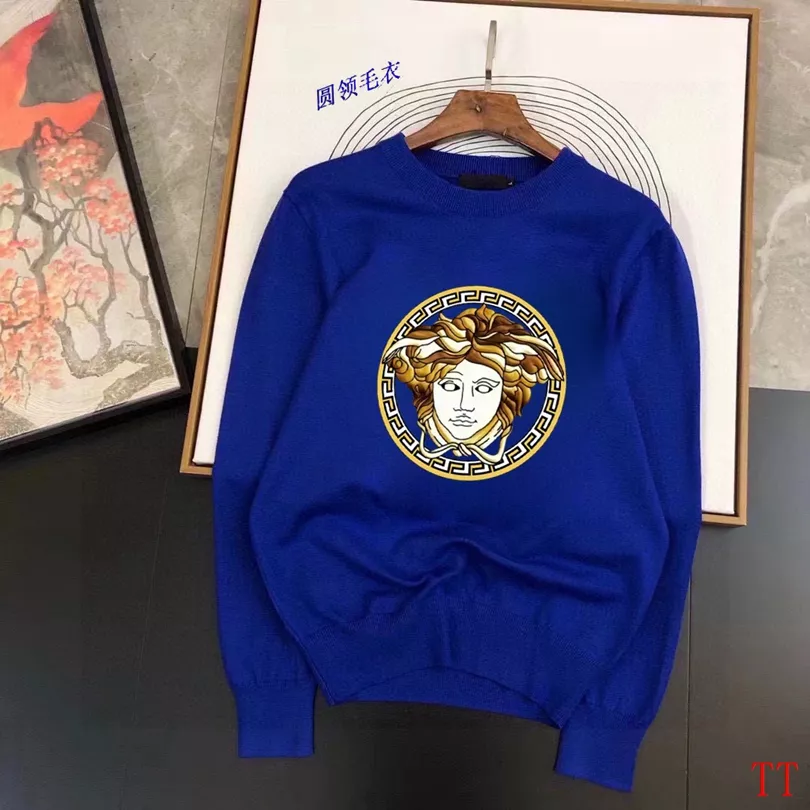Versace Sweaters Long Sleeved For Men Comfortable 687