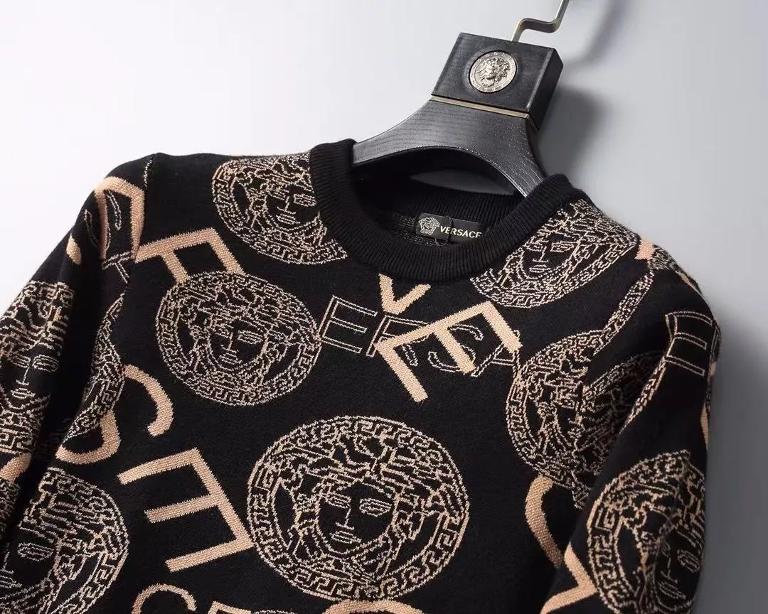 Versace Sweaters Long Sleeved For Men NewStyle 6155