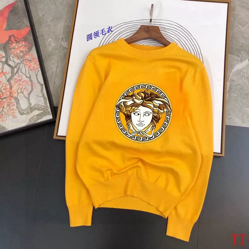 Versace Sweaters Long Sleeved For Men Practical 7984