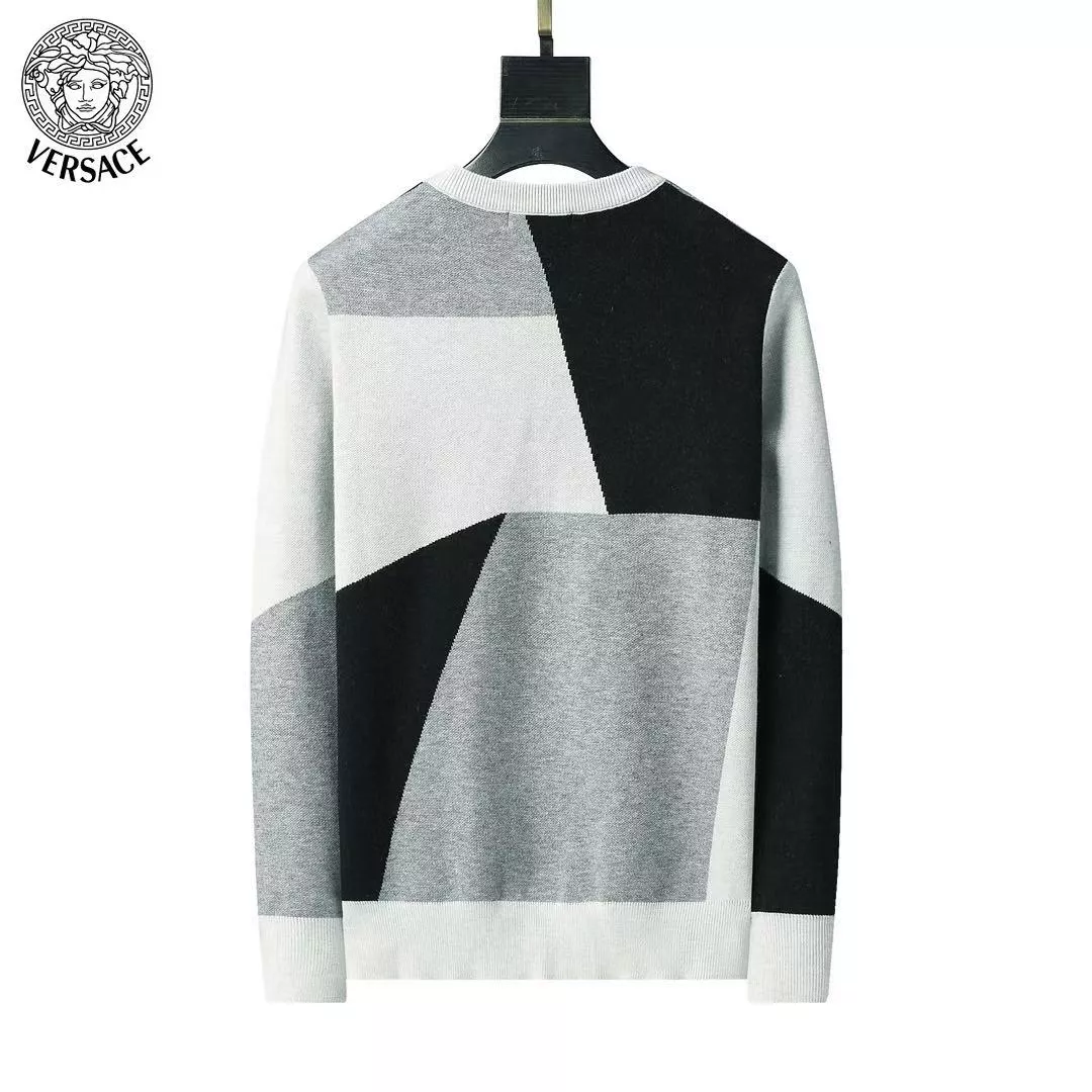 Versace Sweaters Long Sleeved For Men Soft 9325