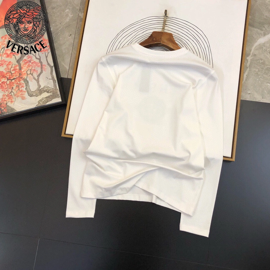 Versace T-Shirts Long Sleeved For Men Sleek 554
