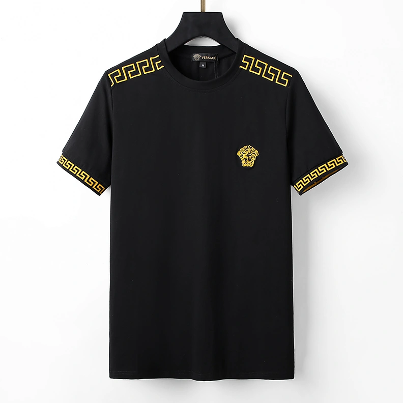 Versace T-Shirts Short Sleeved For Men Breathable 9588