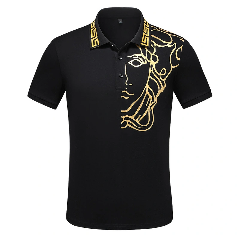 Versace T-Shirts Short Sleeved For Men Comfortable 5566