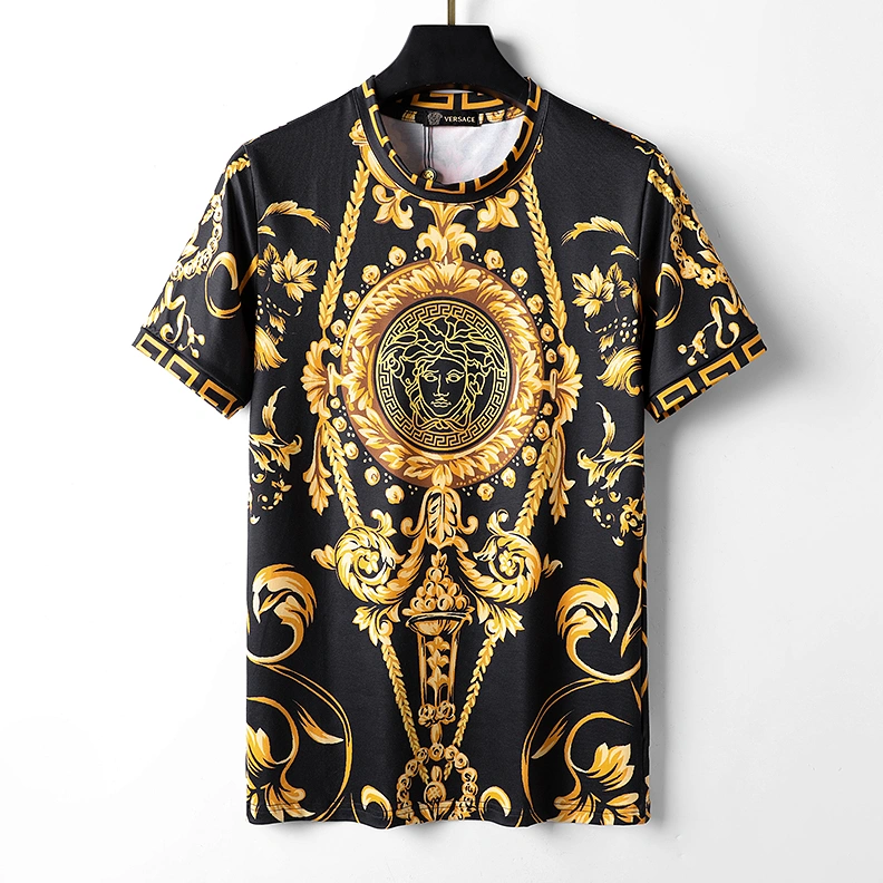 Versace T-Shirts Short Sleeved For Men Flexible 1809