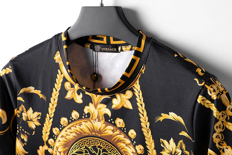 Versace T-Shirts Short Sleeved For Men Flexible 1809
