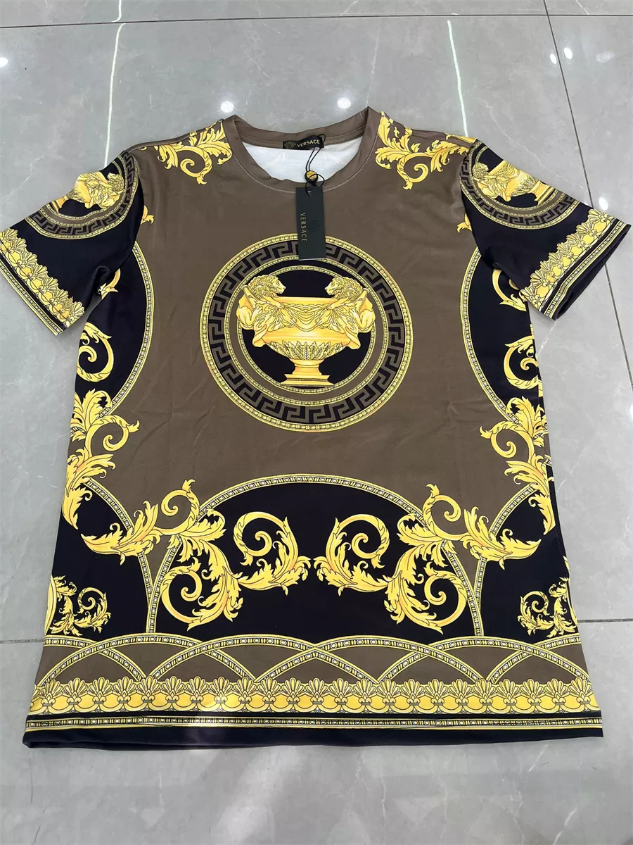 Versace T-Shirts Short Sleeved For Men Flexible 588