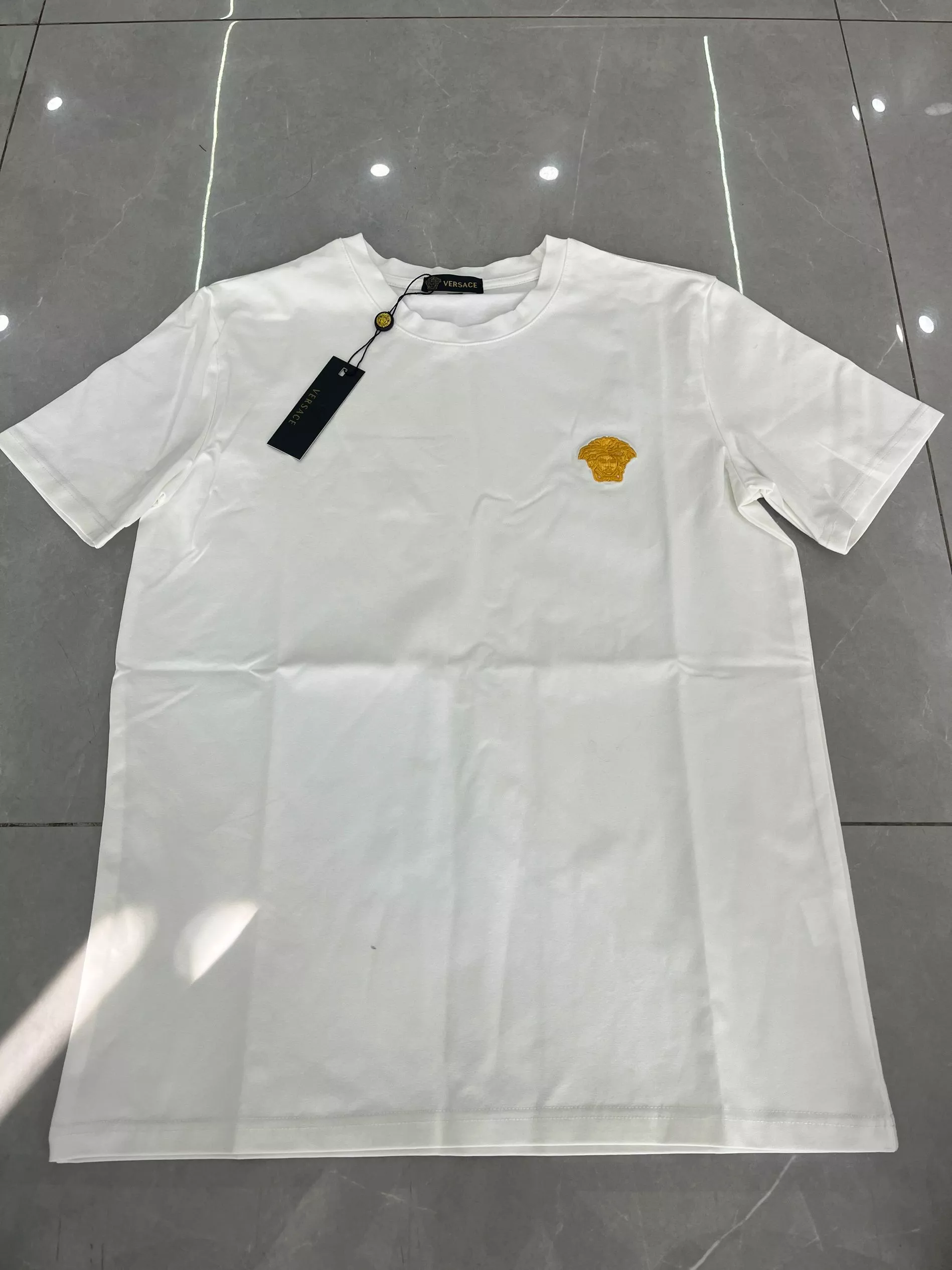 Versace T-Shirts Short Sleeved For Men Functional 3676