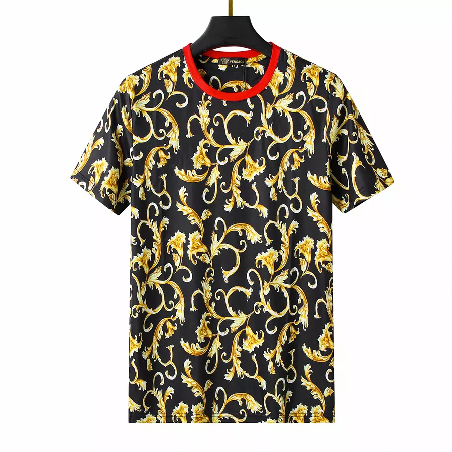 Versace T-Shirts Short Sleeved For Men Minimalist 3619