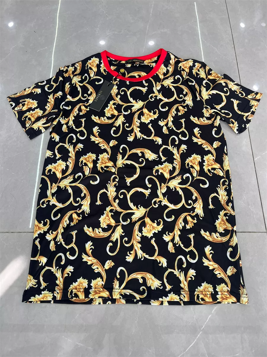 Versace T-Shirts Short Sleeved For Men Minimalist 3619