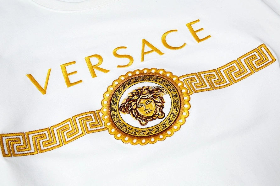 Versace T-Shirts Short Sleeved For Men Modern 4936